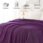 Whale Flotilla Queen Size Fuzzy Fleece Blanket - Image 8