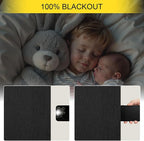 Pitalk Black Blackout Curtains 96 Inches Long - Image 4