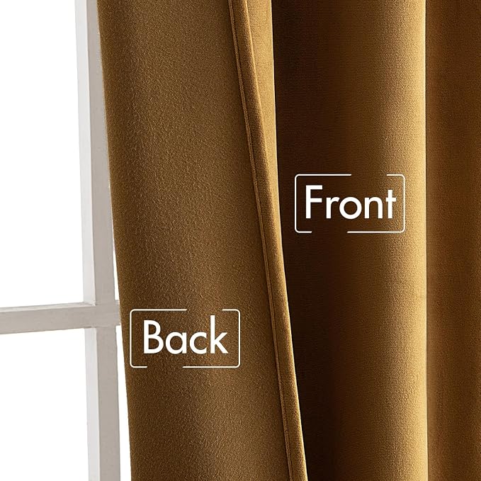 MIULEE Velvet Curtains 96 inches - Image 6