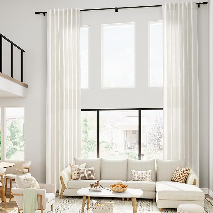 Nanspring Extra Long Curtains 2 Panels 204 Inches Long - Image 7