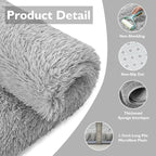 yulidayang Soft Round Area Rug for Kids Bedroom, Fluffy Fuzzy Shaggy Rug - Image 3