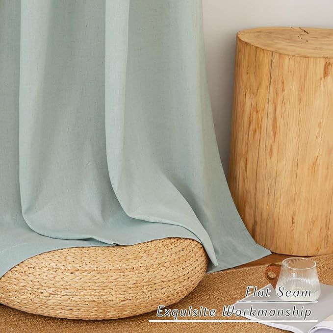 NICETOWN Linen 36 inch Curtains - Image 8