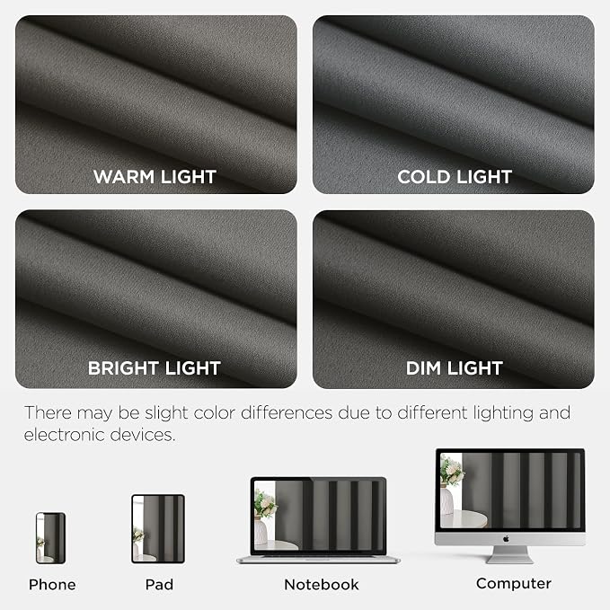 Joydeco Blackout Door Curtain for Doorway Privacy 84 Inches Long, Grommet - Image 8