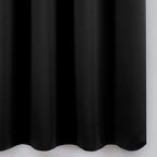 LEMOMO Blackout Curtains 52 x 84 inches Long Black Curtains Set of 2 Panels - Image 8