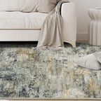 10x14 Area Rugs for Living Room Rug Washable: Abstract Large Rug Indoor Modern - Image 3