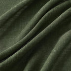 MIULEE Olive Green Linen Curtains 54 Inch Length 2 Panels - Image 4