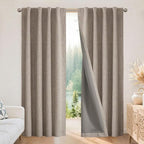 Joydeco Linen Blackout Curtains by JOYDECO
