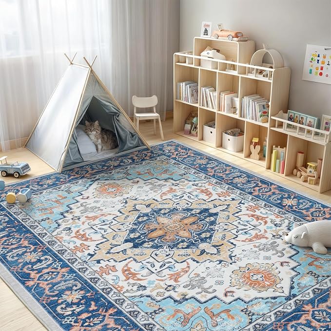 Lofus 6x9 Area Rugs for Living Room, Washable Area Rug, Rugs for Bedroom - Image 4