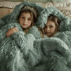 Bedsure GentleSoft Fluffy Sage Green Throw Blanket, Sage Green Decor - Image 2