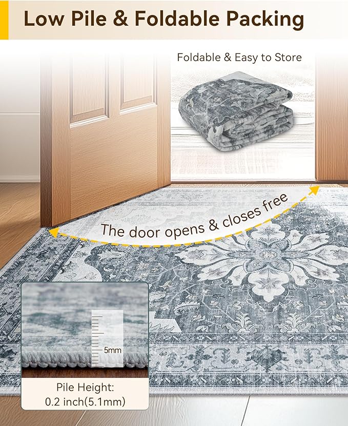 Area Rugs 2'x3' Kitchen Rugs Entry Rug Small Rugs - Image 7