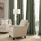 RYB HOME Sage Green Velvet Curtains - Image 6