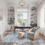 Soalmost Area Rugs 4x6 for Living Room, Vintage Abstract Washable Rugs for - Image 4