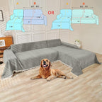 HANDONTIME Couch Slipcovers for Sofas Dark Grey Couch Cover Sofa Cover for Dogs - Image 3