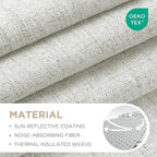 Joydeco Linen Blackout Curtains - Image 2
