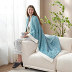 Snuggle Sac Teal Throw Blankets - Image 7