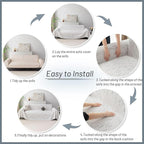 MYSKY HOME Boho Couch Cover White Sofa Covers - Image 7