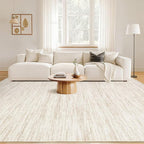 Nakagishi 5X7 Area Rugs Living Room: Washable Large Vintage Rug Neutral - Image 4