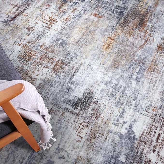 IOHOUZE Abstract Runner Rug 2x10 Ft Washable Runners - Image 7