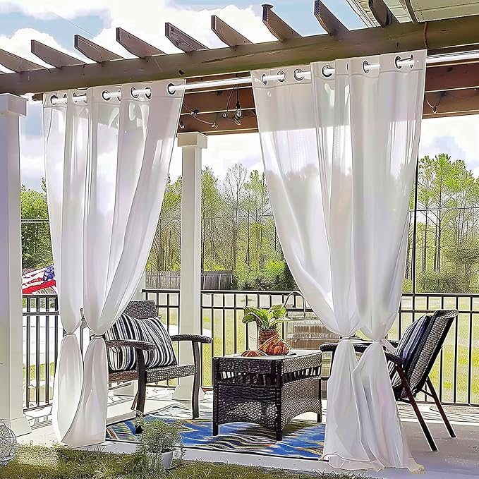 Zeerobee Curtain Rods for Windows 48 to 84, 1 Inch Industrial Wrap Around White - Image 9