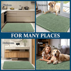 OLANLY Dog Door Mat for Muddy Paws 32x20, Absorbs Moisture and Dirt, Absorbent - Image 8