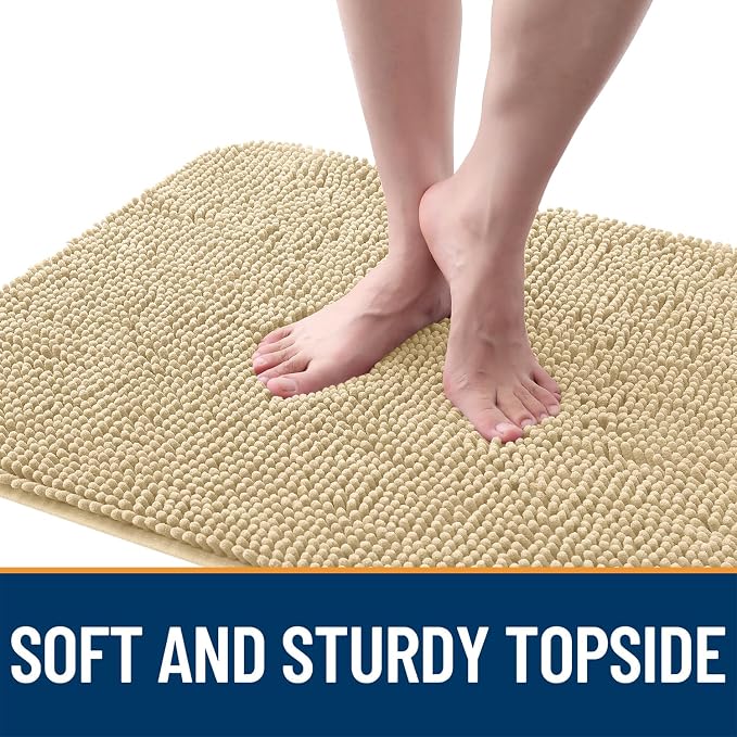 OLANLY Dog Door Mat for Muddy Paws 47x24, Absorbs Moisture and Dirt, Absorbent - Image 4