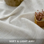 Pitalk Linen Curtains 102 Inches Long - Image 3