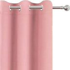 LEMOMO Pink Thermal Blackout Curtains/38 x 63 Inch/Set of 2 Panels Room - Image 6