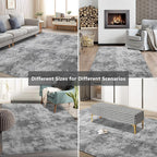 Shag Area Rugs for Bedroom Living Room, 8X10 Ultra Soft Fluffy Area Rugs for - Image 9