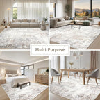 Washable Rugs 5x7 Area Rugs for Living Room, Modern Abstract Rugs for Bedroom - Image 5