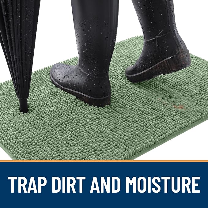 OLANLY Dog Door Mat for Muddy Paws 32x20, Absorbs Moisture and Dirt, Absorbent - Image 2