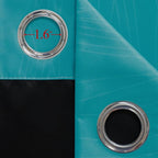 Teal Blackout Curtains 84 Inches Long, Ombre Purple Blackout Curtains - Image 7