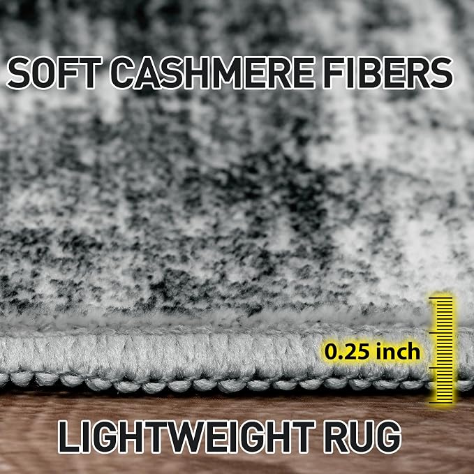 10x14 Area Rugs Washable Rug: Modern Abstract Living Room Rug Soft Anti-Skid - Image 7