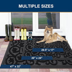 Smiry Welcome Door Mat Outside Entrance, Heavy Duty Trap Dirt and Moisture Easy - Image 2