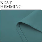NICETOWN Blackout Curtains for RV Windows, Sea Teal, 2 Panels, Room Darkening - Image 6