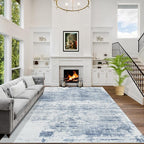 8x10 Area Rugs Washable Rug: Modern Abstract Living Room Rug Soft Anti-Skid by GENTDRIZZ