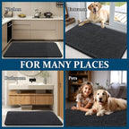 OLANLY Dog Door Mat for Muddy Paws 48x30, Absorbs Moisture and Dirt, Absorbent - Image 8