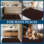 OLANLY Dog Door Mat for Muddy Paws 44x24, Absorbs Moisture and Dirt, Absorbent - Image 8