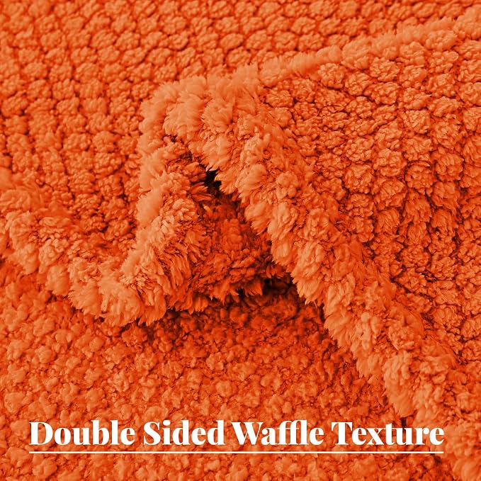 Whale Flotilla Queen Size Fuzzy Fleece Blanket, Fluffy Warm Soft Jacquard Bed - Image 6