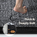 60x24 Long Bathroom Rugs Washable Non Slip, Soft Absorbent Quick Dry Mats - Image 4