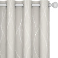 Deconovo Beige Curtains for Living Room, Thermal Insulated Soundproof Drapes by Deconovo