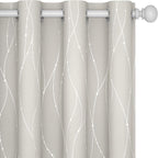 Deconovo Beige Curtains for Living Room, Thermal Insulated Soundproof Drapes by Deconovo
