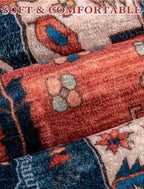 SERISSA Runner Rug for Hallways, Vintage Rust Ultra Soft Print Distressed - Image 5