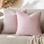 GIGIZAZA Decor Throw Couch Pillow Covers, Velvet Pillow Cases 24x24inch - Image 6