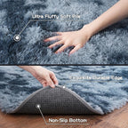 Pionblank Large Area Rug for Living Room 10x14, Fuzzy Modern Shag Rug, Fluffy - Image 7