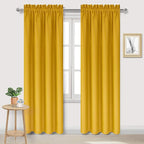 DWCN Blackout Curtains Room Darkening Thermal Insulated Bedroom Curtains Window by DWCN