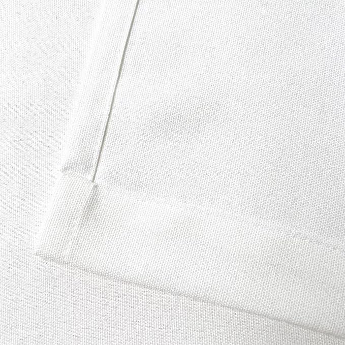 Faux Linen Valance for Windows Kitchen Living Room Valances Rod Pocket - Image 6