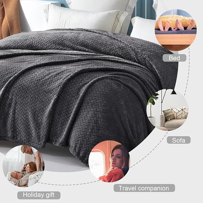 Exclusivo Mezcla Fleece Queen Size Blanket - Image 3