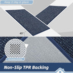 BEQHAUSE Kitchen Rugs and Mats 2PCS, Non-Slip Kitchen Mats - Image 4