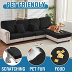 Couch Cover Stretch Velvet Sofa Cushion Cover 2-Piece - Image 4