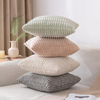 MIULEE Pack of 2 Spring Corduroy Decorative Throw Pillow Covers 20x20 Inch Soft - Image 5